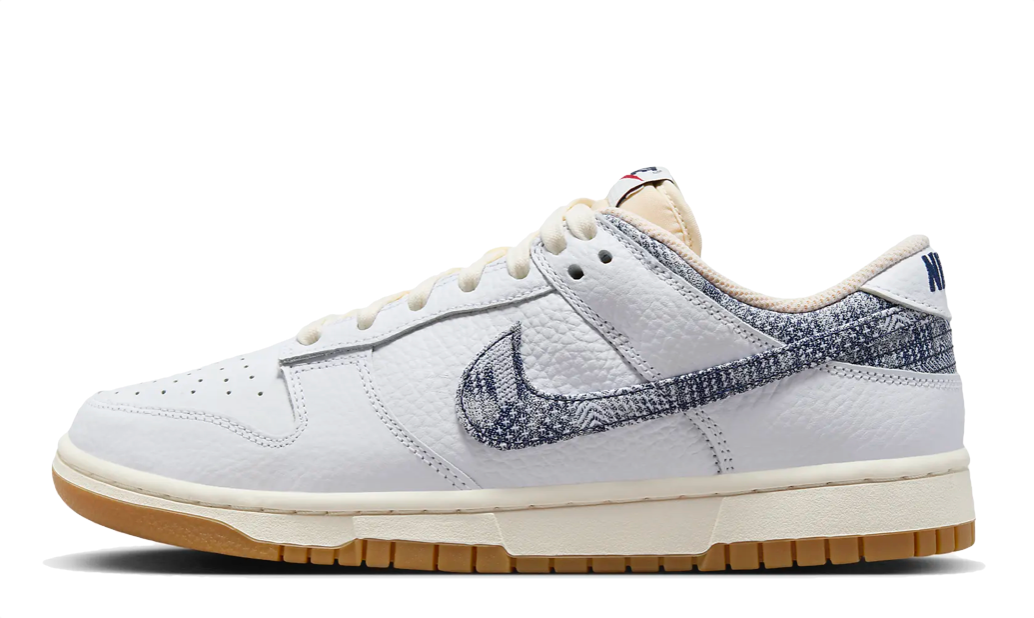 Nike Dunk Low white/midnight navy gym red