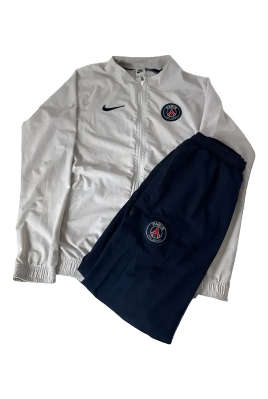 Vintage Nike Paris Saint-Germain Trainingsanzug in Navy und Creme