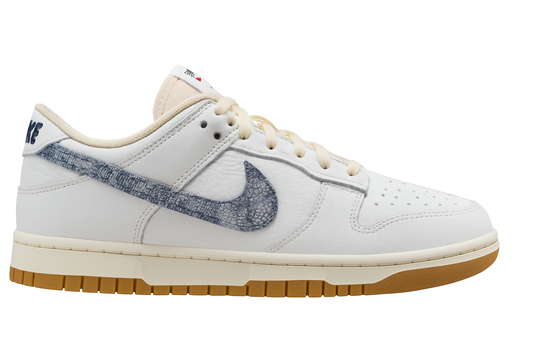 Nike Dunk Low white/midnight navy gym red