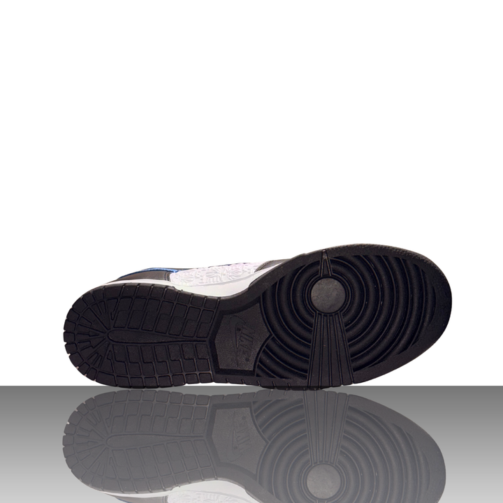 Nike Dunk High Retro FLC Black University Blue White