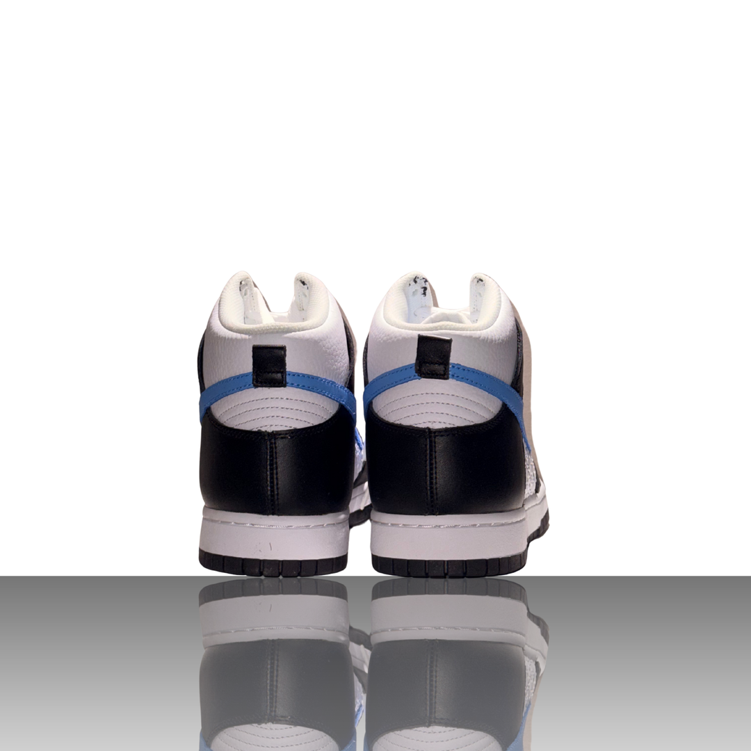 Nike Dunk High Retro FLC Black University Blue White