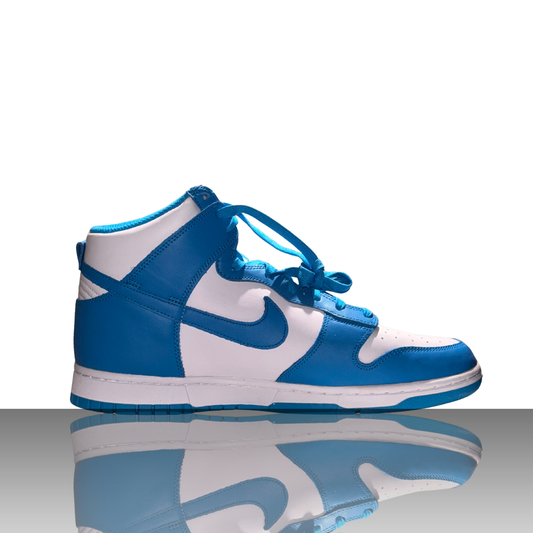 Nike Dunk High Retro Laser Blue Sneaker in Blau-Weiß