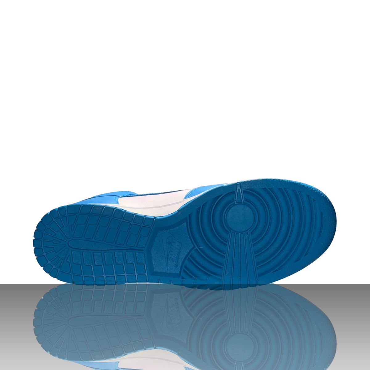 Nike Dunk High Retro Laser Blue Sneaker in Blau-Weiß – Detailansicht