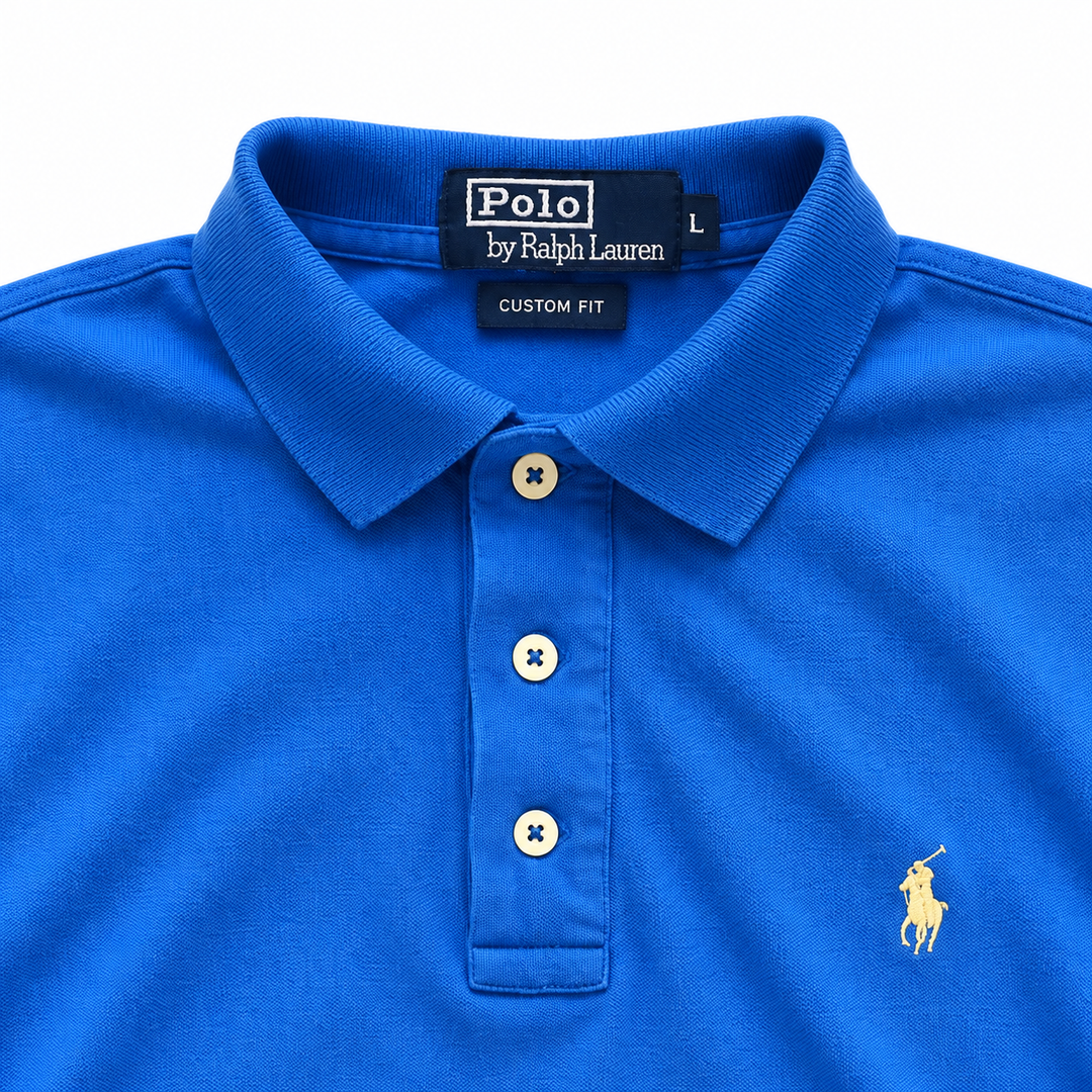 Polo Ralph Lauren Custom Fit Polo Shirt – Royal Blue