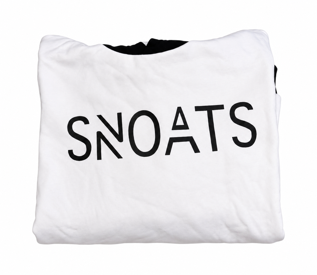 SNOATS Signature Hoodie – Black & White