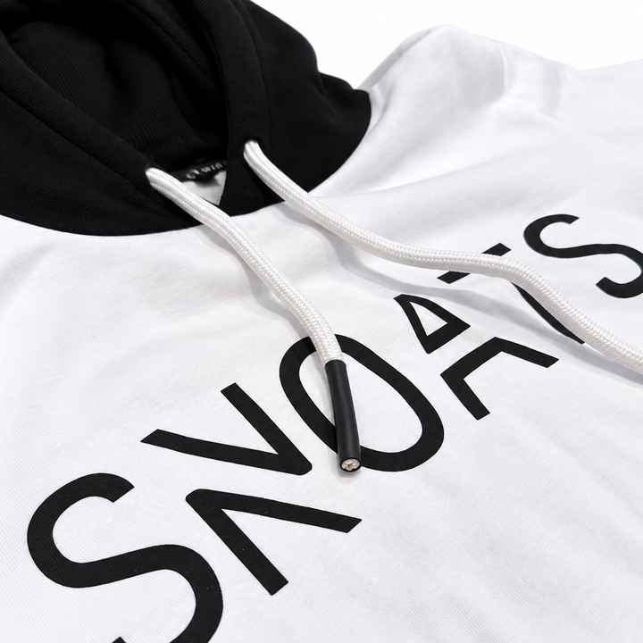 SNOATS Signature Hoodie – Black & White