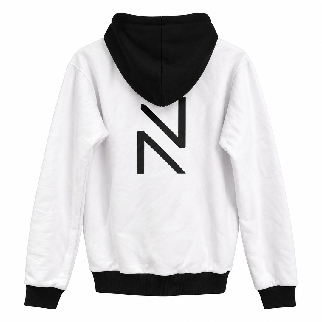 SNOATS Signature Hoodie – Black & White