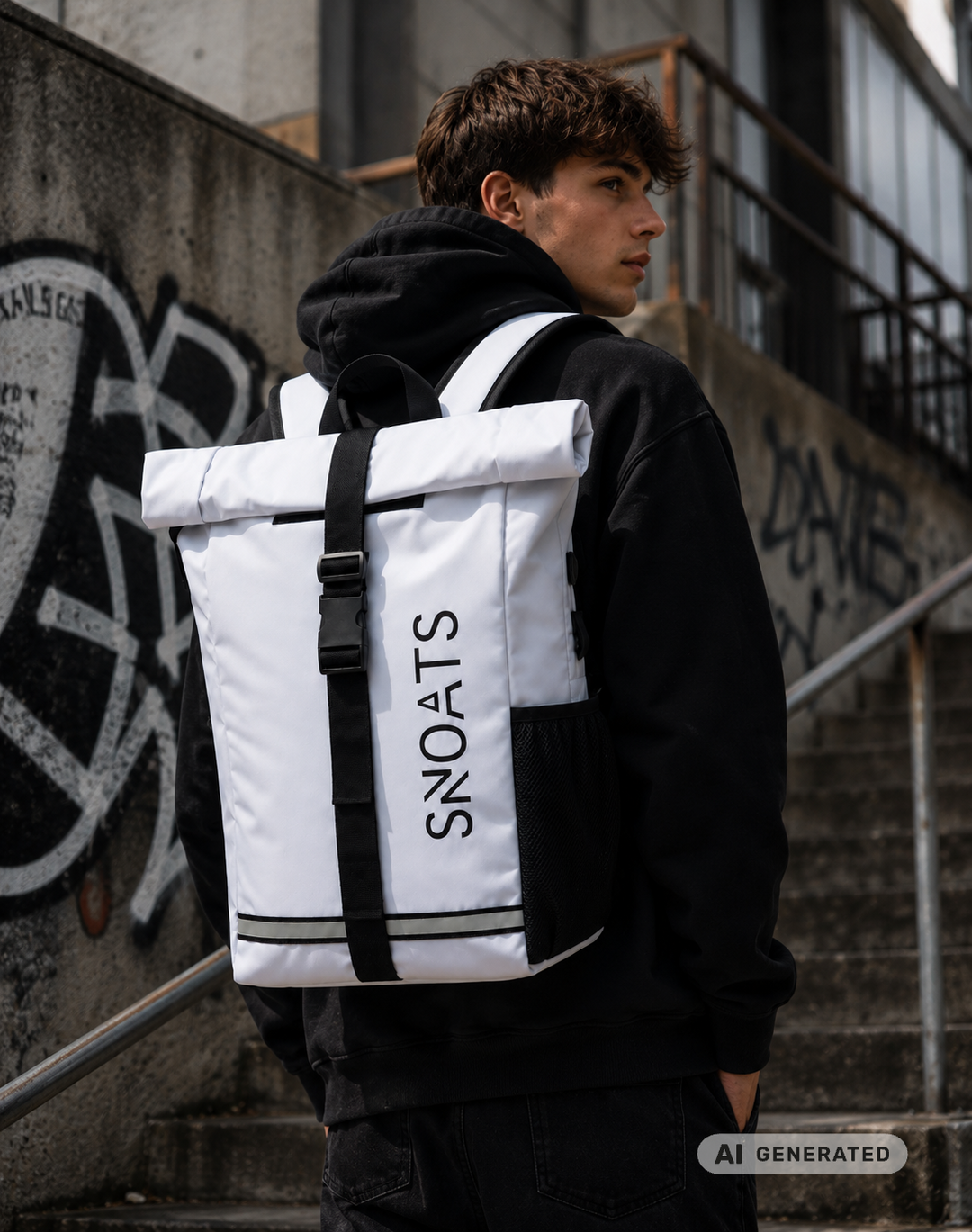 SNOATS Rolltop Komfort Rucksack